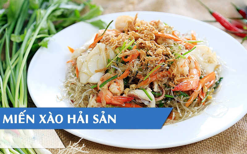 How to make delicious fried seafood vermicelli, not sticky