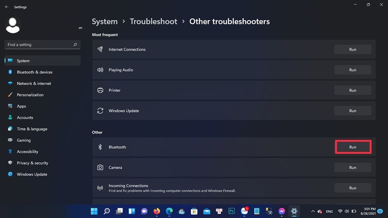 cách sửa lỗi không kết nối được bluetooth trên windows 11