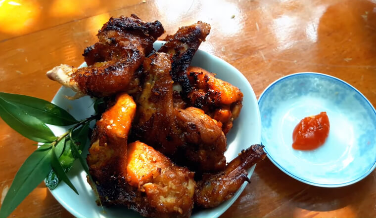 Cách làm cánh gà nướng sa tế, tỏi ớt thơm ngon hết sảy