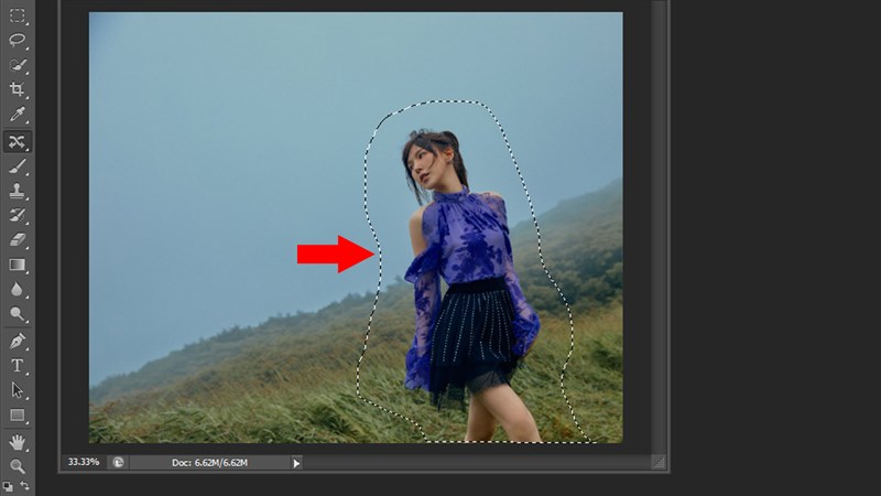 Cách di chuyển vùng chọn trong Photoshop Cách di chuyển vùng chọn trong Photoshop