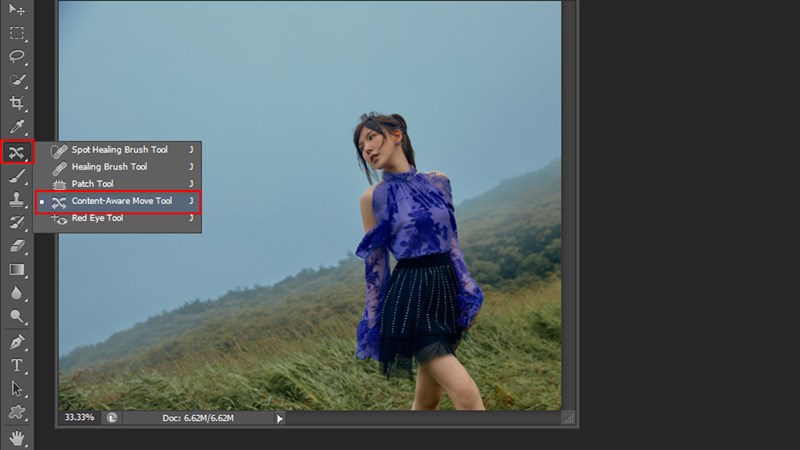 Cách di chuyển vùng chọn trong Photoshop Cách di chuyển vùng chọn trong Photoshop