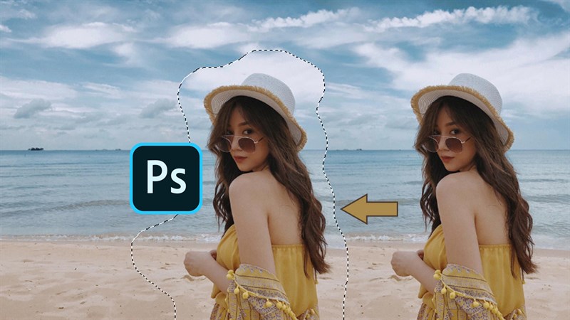 Cách di chuyển vùng chọn trong Photoshop