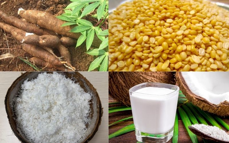 Nguyên liệu chính làm món bánh khoai mì nướng than