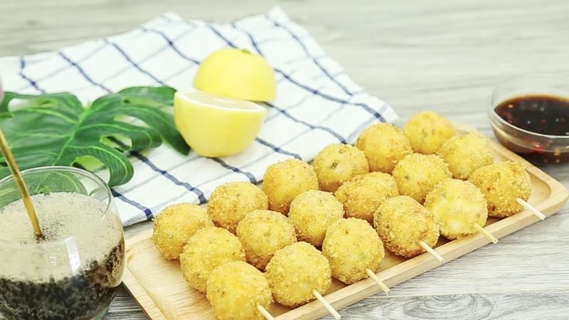 Cách thực hiện gà viên rán phô mai thơm và ngon, phệ ngậy, siêu đơn giản