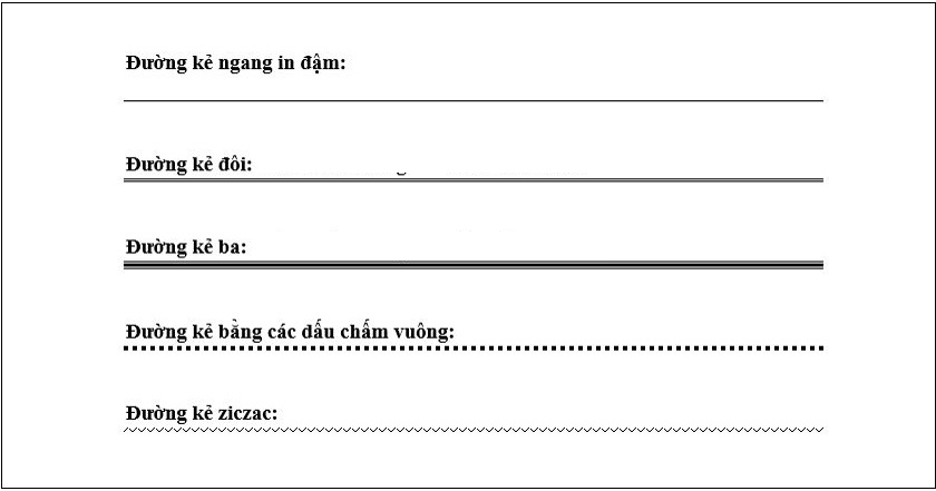 Bạn đang tìm cách trình bày văn bản đẹp mắt và dễ đọc hơn? Kẻ dòng trong Word sẽ giúp bạn làm điều đó chỉ với vài cú nhấp chuột. Để biết thêm về cách sử dụng tính năng này, hãy đón xem hình ảnh chắc chắn sẽ là lời khuyên hữu ích cho bạn.