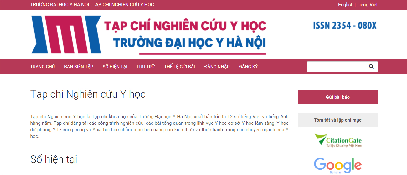 Tạp chí nghiên cứu Y học