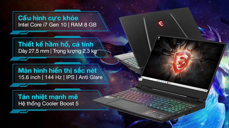 MSI Gaming GL65 Leopard 10SCXK i7 10750H MSI Gaming GL65 Leopard 10SCXK i7 10750H