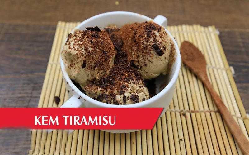How to make delicious and simple tiramisu ice cream