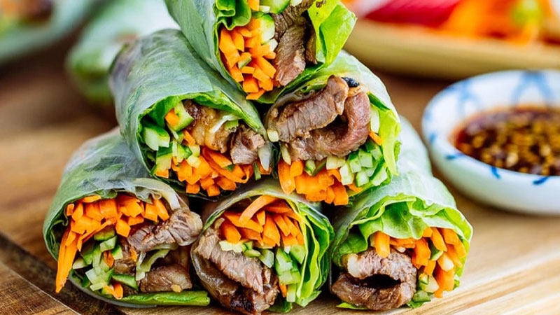 How to make delicious and delicious stir-fried beef roll with lemongrass for the whole family