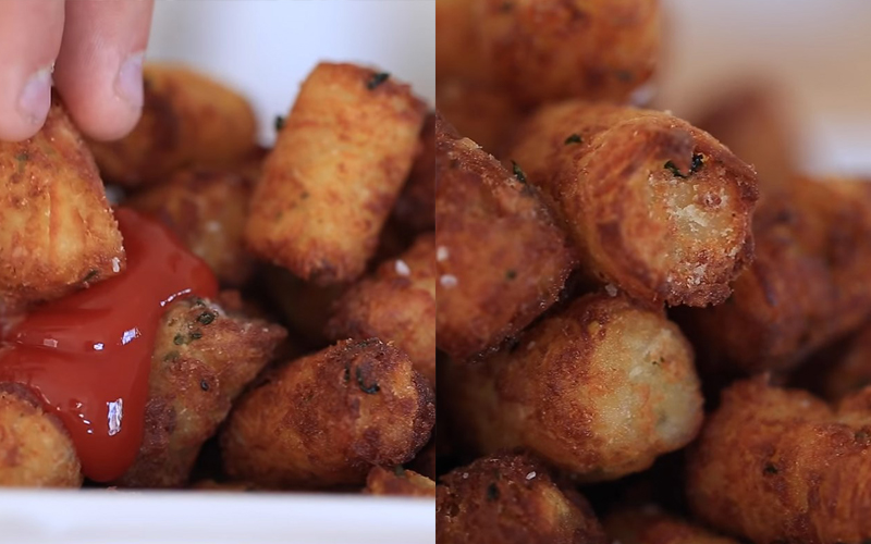 Tater Tots - khoai tây chiên thơm ngon