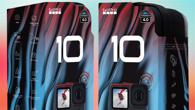 GoPro Hero 10 Black lộ ảnh render và cấu hình trước ngày ra mắt