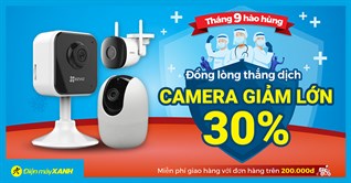 Mừng 2/9, mua ngay camera IP đồng giảm 30%, giá chỉ từ 500K, tranh thủ mua ngay!
