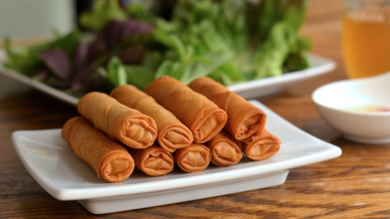 How to make delicious and attractive duck spring rolls to change the taste for the daily menu