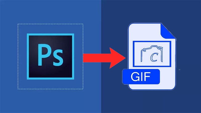 cách xuất file GIF trong Photoshop
