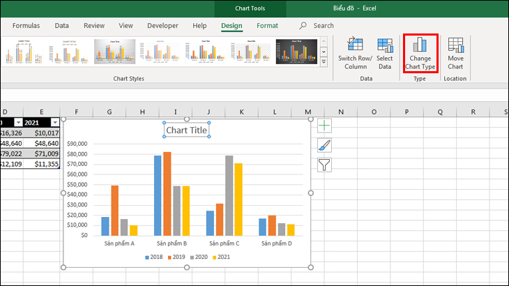 Cách Vẽ Biểu Đồ Trong Excel Đơn Giản, Đẹp Mắt