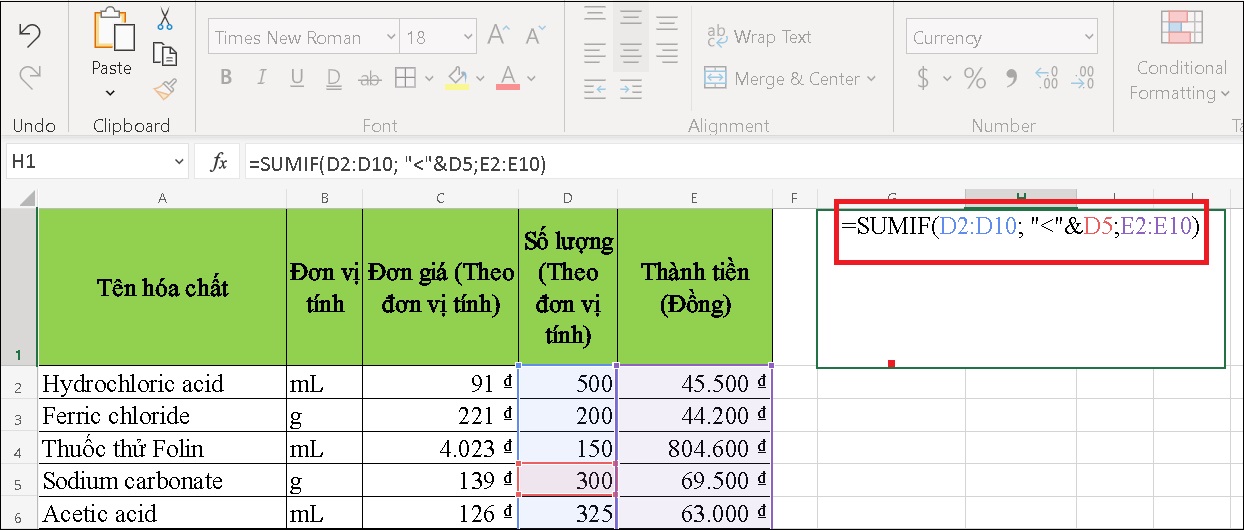 Hàm Sumif Trong Excel Là Gì Cách Sử Dụng đơn Giản Nhất 0780