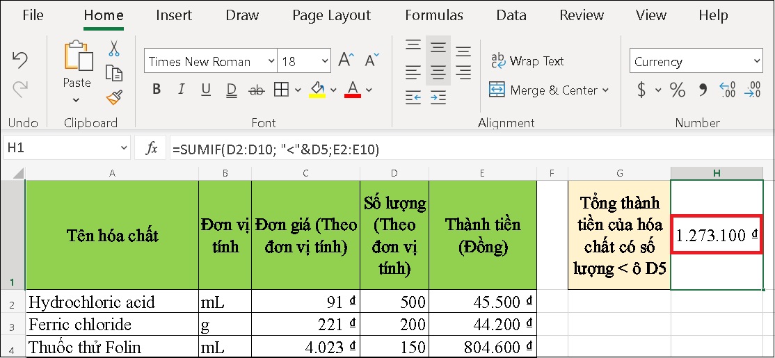 Công thức hàm SUMIFS trong Excel: Tối ưu hóa hiệu suất phân tích dữ liệu