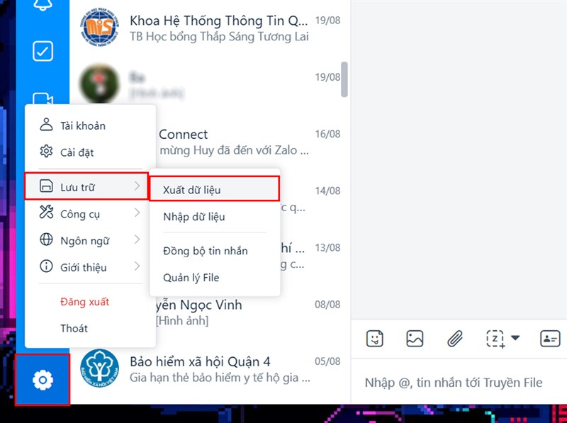 Cách Khôi Phục Tin Nhắn Zalo Trên Máy Tính