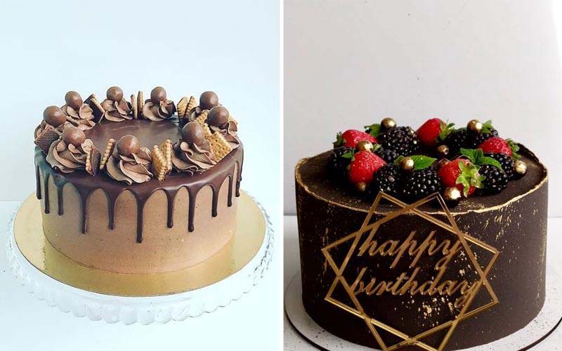 Mẫu bánh sinh nhật socola đẹp, đơn giản
