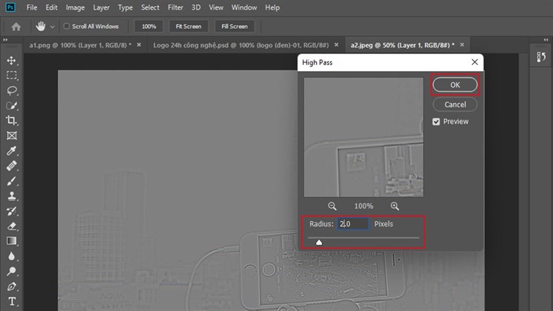 Cách làm nét hình ảnh bằng photoshop