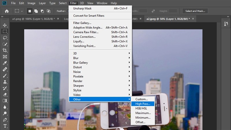 Cách làm nét hình ảnh bằng photoshop