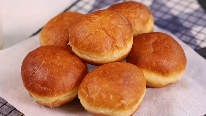 How to make delicious taro cream donuts easy to make at home