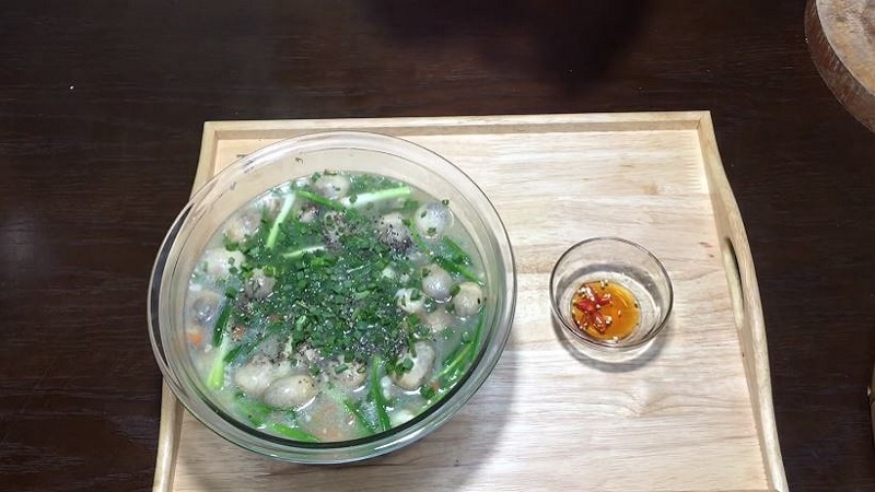 Món cháo sò lông thơm ngon, quyến rũ