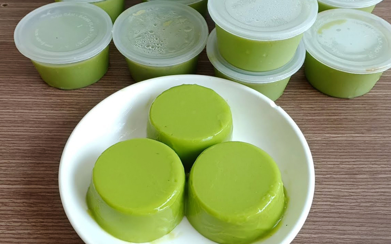 Bánh flan bơ nước cốt dừa Bánh flan bơ nước cốt dừa