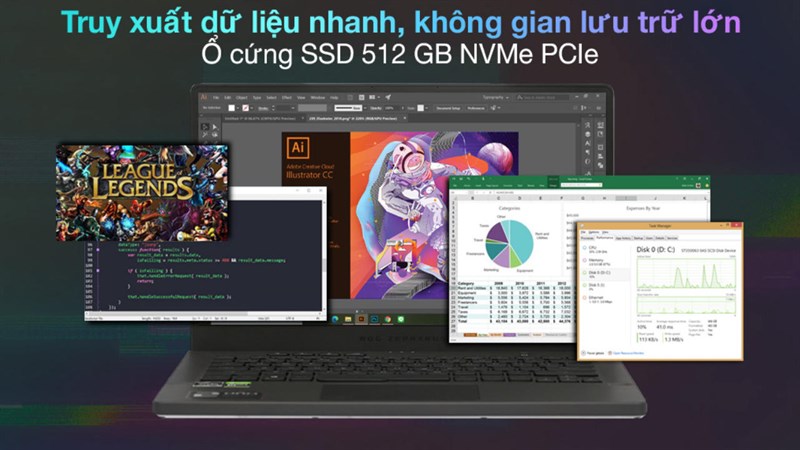 Asus Rog Zephyrus G14 GTX1650 - laptop gaming nhỏ gọn, không sợ kẻ địch mạnh, chỉ sợ không có Zephyrus G14 để chiến game