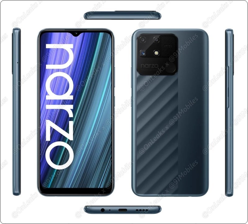Render Realme Narzo 50A