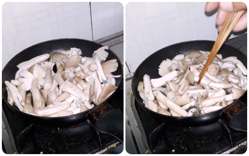 Xào nấm mối
