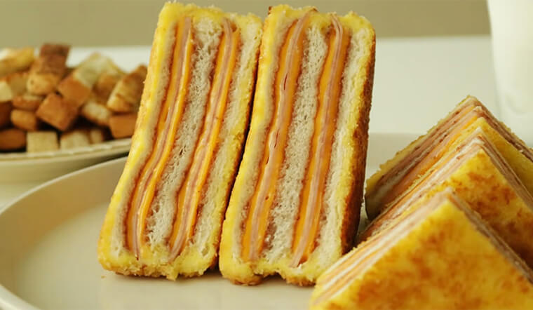 Hướng dẫn cách làm monte cristo sandwich thơm ngon cho bữa sáng