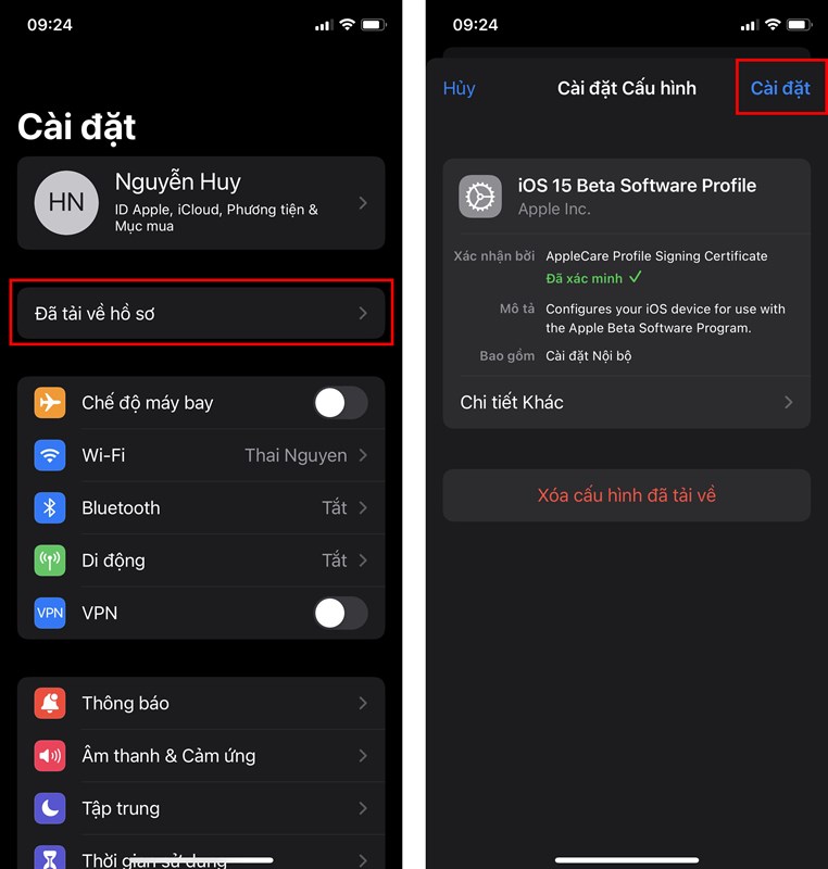 Cách cập nhật iOS 15 Beta 8