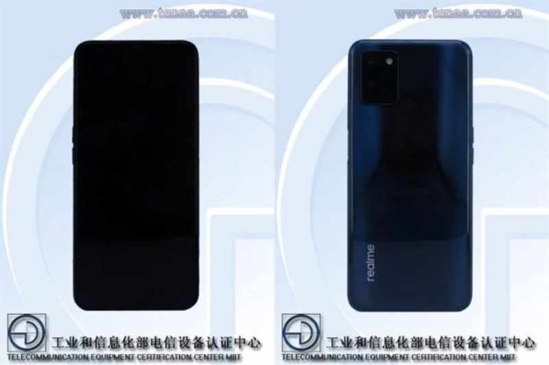 Smartphone lạ của Realme lộ ảnh render, chip Dimensity, pin 5000 mAh