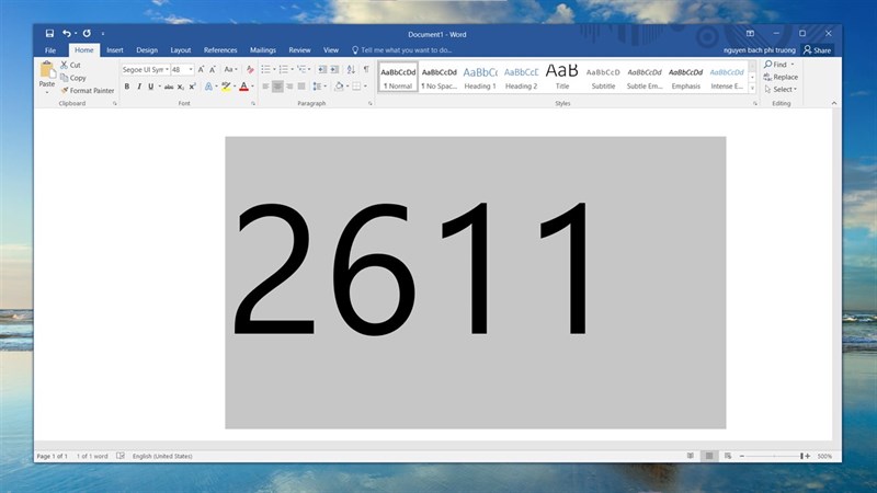 cách tạo ô vuông trong word