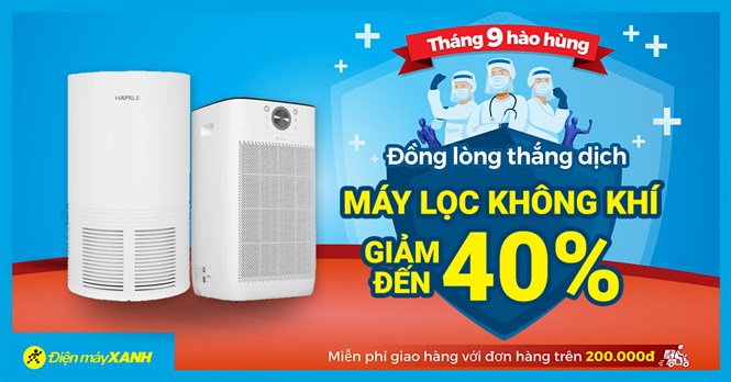 Mừng đại lễ, săn sale cực dễ: Máy lọc không khí giảm đến 40%, giá chỉ từ 1 triệu, chốt đơn ngay!