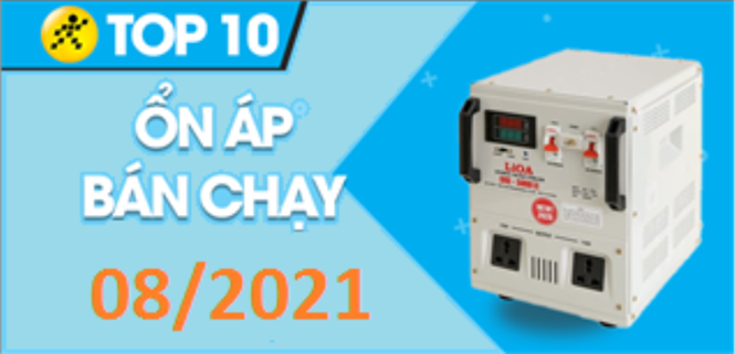 Top 10 Ổn áp bán chạy nhất tháng 8/2021 tại Điện máy XANH