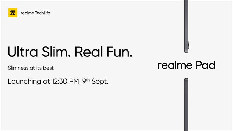 Realme Pad chính thức được ấn định ngày ra mắt