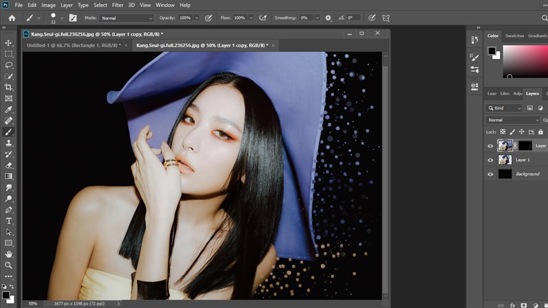 Cách làm hiệu ứng tan biến trong Photoshop