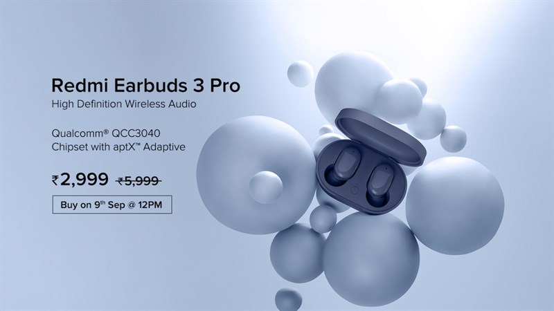 Giá bán của Redmi Earbuds 3 Pro ở Ấn Độ
