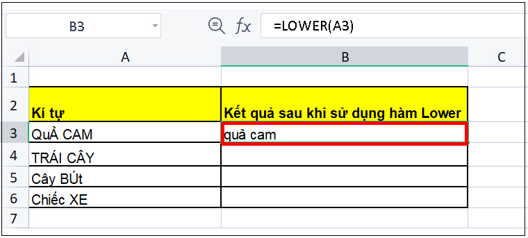 Nhấn Enter và xem kết quả