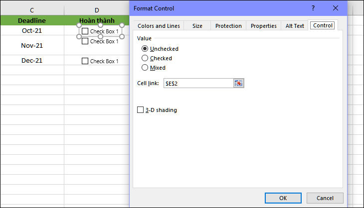 Tạo checkbox Excel: Bạn muốn tạo kiểu định dạng giống như các ô đánh dấu trên giấy trong Excel? Với Excel 2024, bạn có thể tạo checkbox để đánh dấu chọn trong bảng tính. Điều này giúp người dùng dễ dàng quản lý dữ liệu và làm việc hiệu quả hơn. Hãy xem ảnh liên quan để biết cách tạo checkbox.