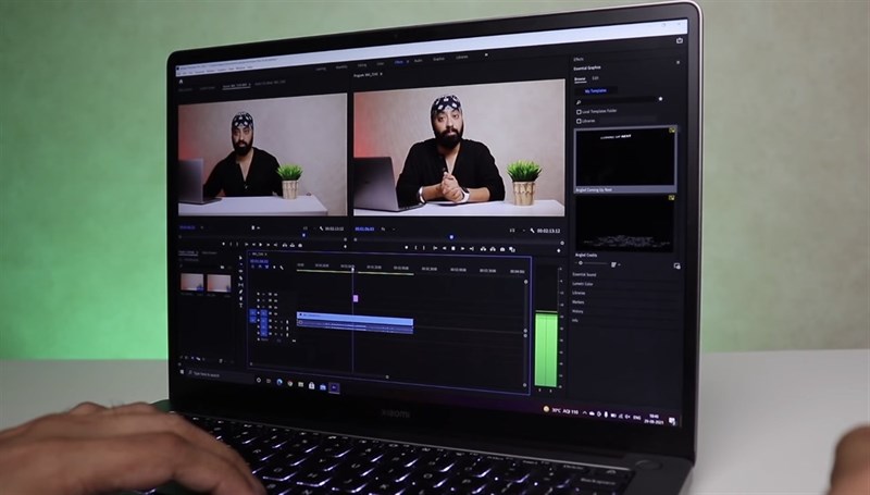 Máy hoàn toàn có thể xử lý được các tác vụ liên quan đến đồ họa như chỉnh sửa ảnh bằng Photoshop hay edit video. Nguồn: Tech Singh.