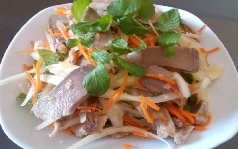 How to make delicious and delicious pork tongue papaya salad to change the taste of the meal