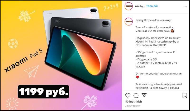 Mi Pad 5 phiên bản toàn cầu lộ video mở hộp với 2 màu sắc sang trọng