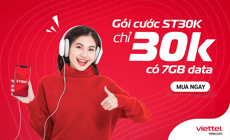 Gói cước 4g viettel rẻ nhất theo ngày - tuần - tháng, đăng ký ngay!