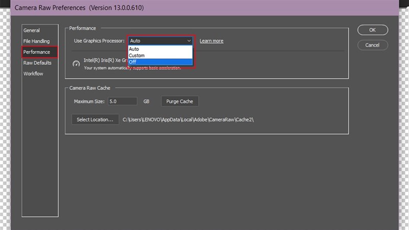 cách sửa lỗi Crash Report for Adobe Photoshop CC