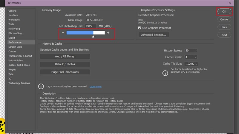 cách sửa lỗi Photoshop tự thoát