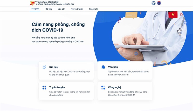 Ra mắt cẩm nang điện tử phòng chống dịch Covid-19: Đầy đủ và tiện dụng