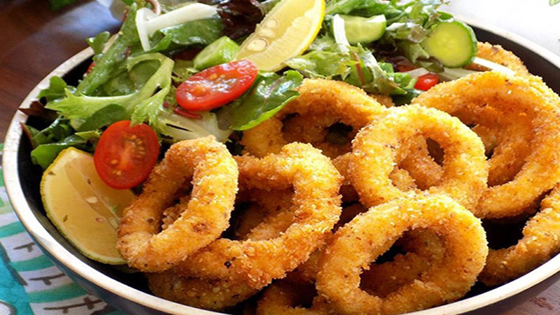 Crispy squid